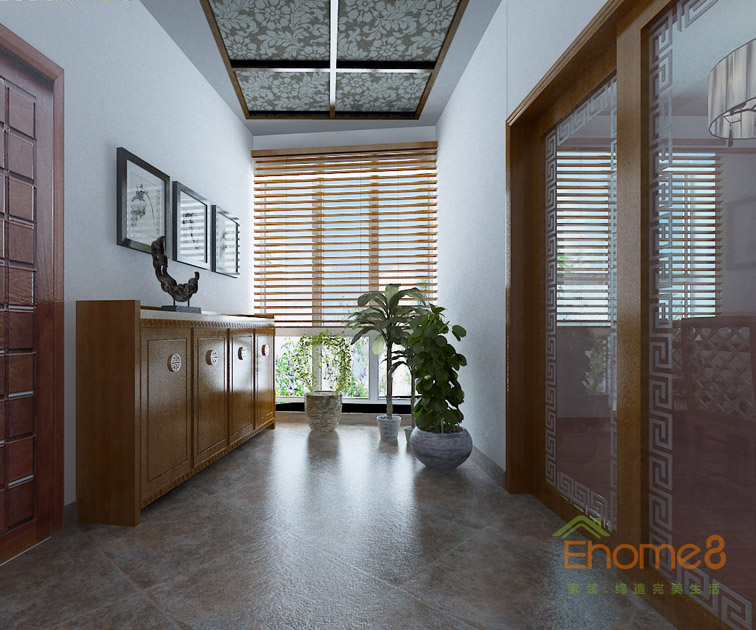 東郡77平米兩房一廳簡裝玄關裝修效果圖61