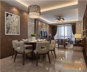 桃源居113㎡四房一廳中式風格裝修效果圖