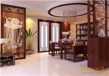 大城小院72㎡兩房一廳中式原木風格裝修效果圖