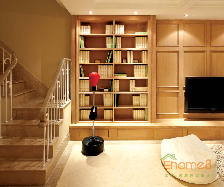 227㎡別墅歐洲花園風(fēng)格樓道裝修效果圖