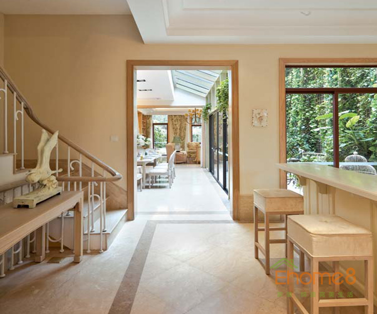 227㎡別墅歐洲花園風(fēng)格入戶裝修效果圖