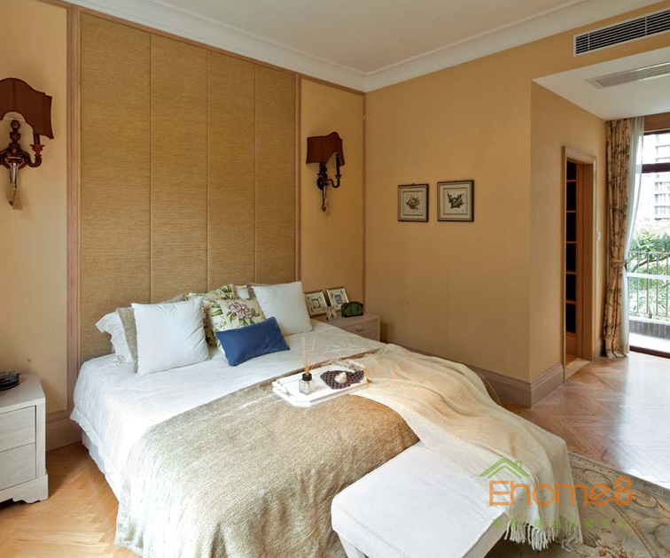 227㎡別墅歐洲花園風(fēng)格主人房裝修效果圖