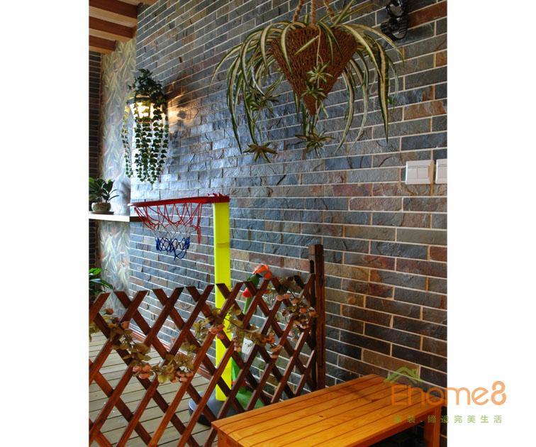 93㎡三房一廳田園風(fēng)格休閑處裝修效果圖