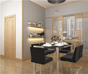 恒大城75㎡兩房一廳現代簡約風格裝修效果圖