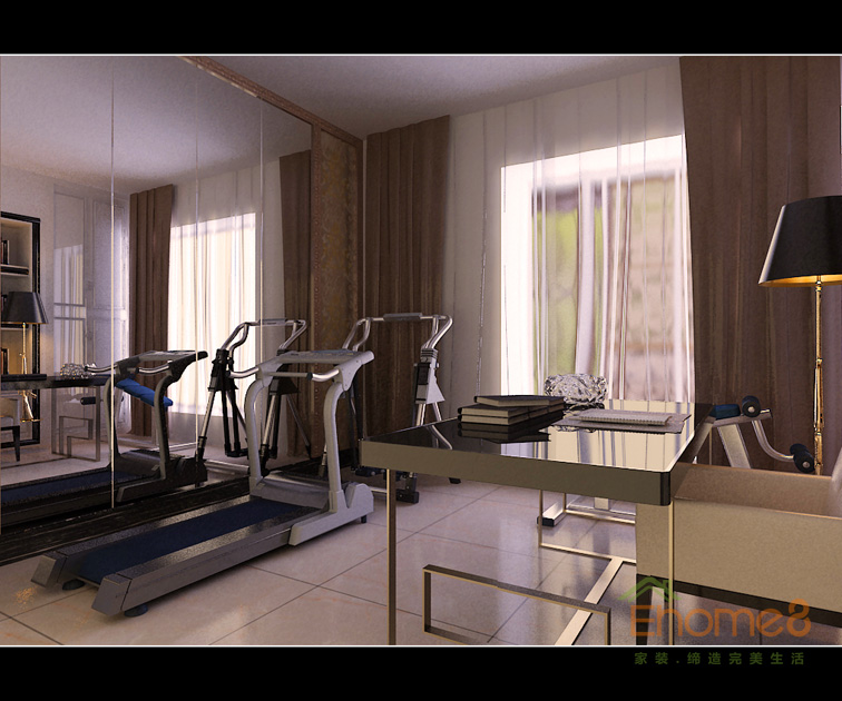 健身區(qū)的現(xiàn)代氣息2.jpg